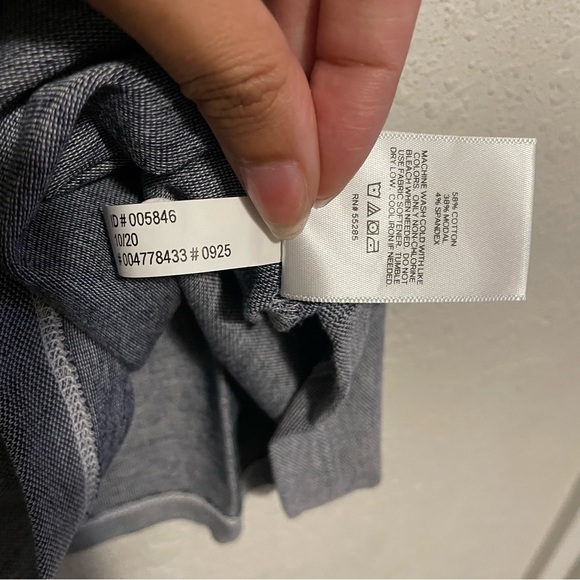 Express Solid Moisture-Wicking Pique Crew Neck T-Shirt Men's Size XL Grey Logo - Picture 6 of 7